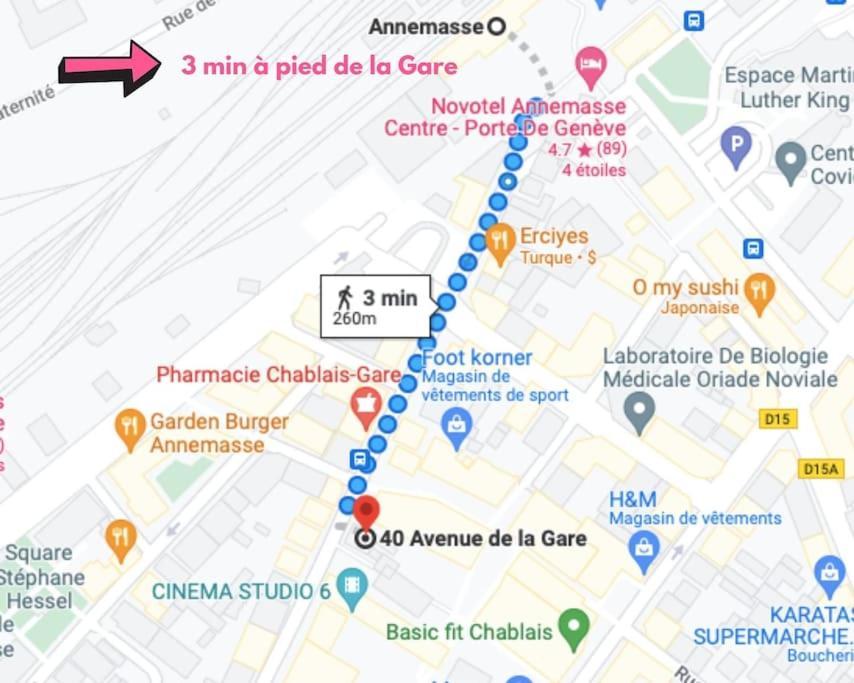 Cocon - Gare A 3min-geneve Acces Direct Annemasse